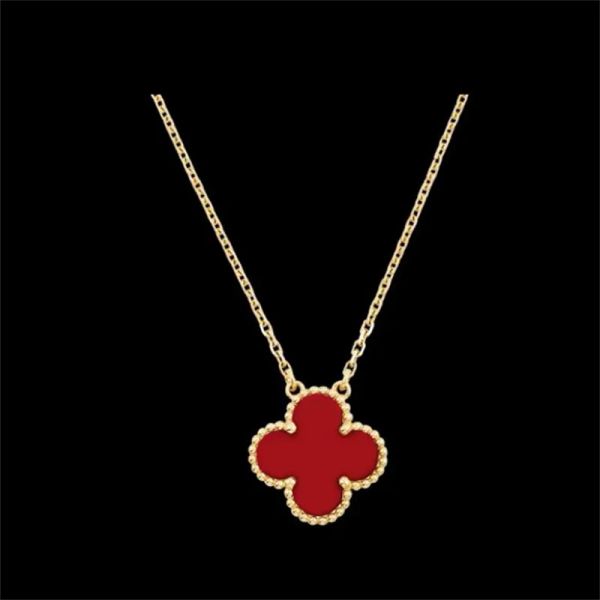 

clovert necklaces designer jewelry luxury design clover pendant necklace earring jewelry set for women gift, Silver