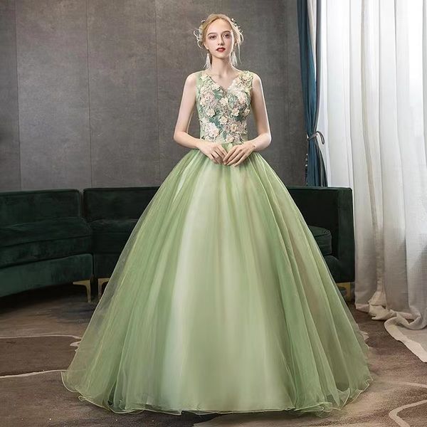 

2023 plus size luxurious lace appliques prom dresses beaded arabic aso ebi greencrystals evening formal party second reception birthday enga, Black