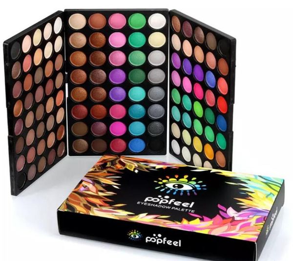 

popfeel eyeshadow palette eyes makeup set 120 colors cosmetic make up eye shadow powder matte shimmer nude smoky eyeshadow palette2254663