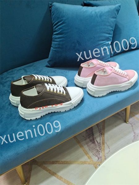 

luxury designer casual shoes women sneakers rubber trainers genuine leather sneaker multicolor lace-up skate shoe size 35-41 dc220517, Black