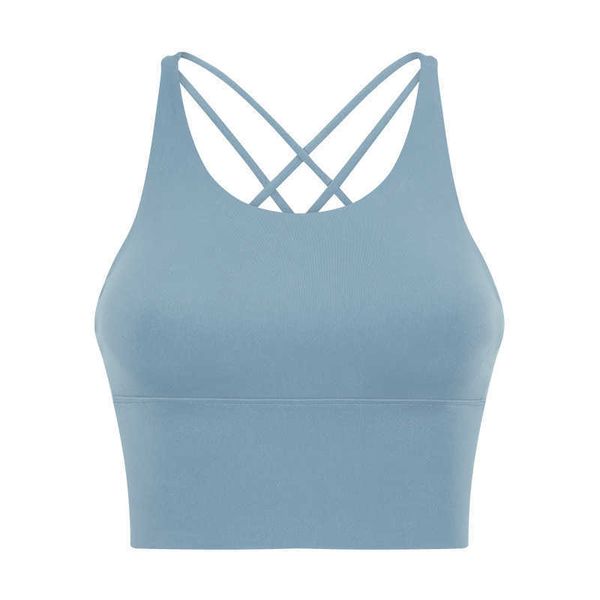 Lulus Yoga Brasexy Y Type Strap Sports Bras Padded Fitness Wear Vest Solid  Color Naked Feel Yoga Bra Gym Workout Tops Soft Skin Friendly Tank 9F1P  From Liyixuan09, $9.19