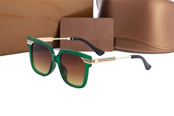 

men sunglasses designer sunglasses for women color powder fashion flat sunglasses gg0281 uv protection europe and the united states fashion, White;black