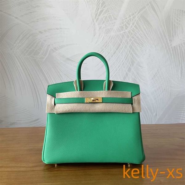 

designer 5a h ermess birkins handbag handmade wax thread women's bag bag green swiftqq