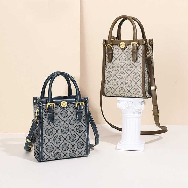 

mini tote bag women's tb music score texture hand bill of lading shoulder brand agent, Pink;blue