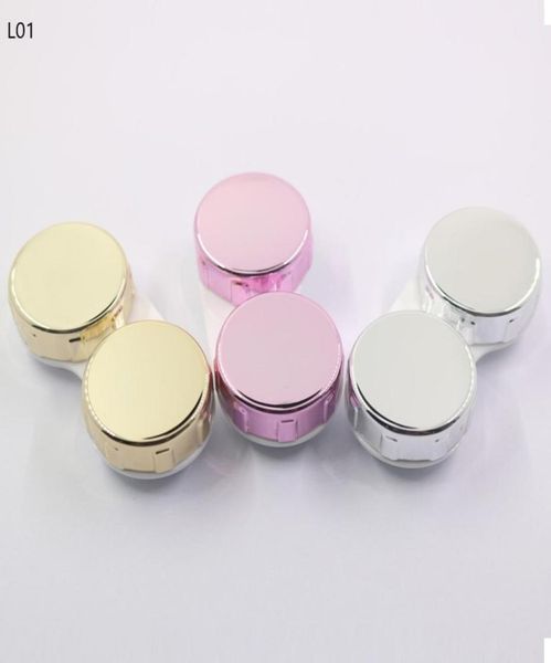 

makeup colored plastic boxes same as before ochre color contact cases whole8078140