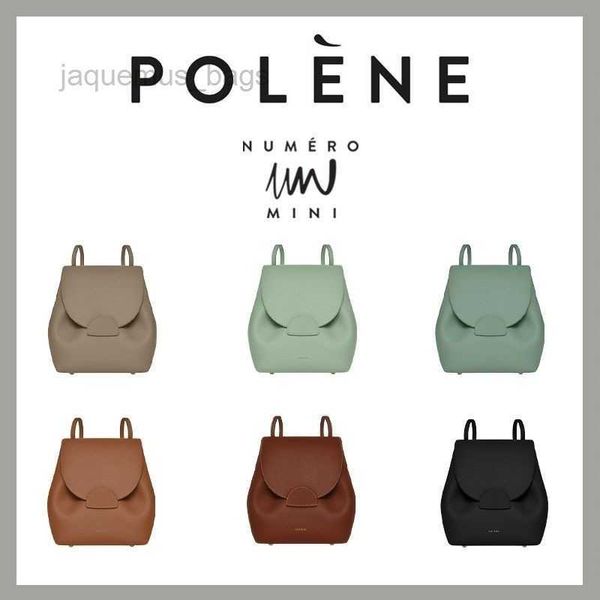 

womens designer sac polene numero mini backpack bag luxurys tote handbag genuine leather back pack school bag small nano cross body bookbag