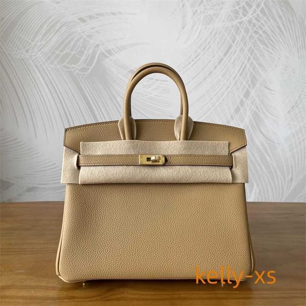 

designer 5a h ermess birkins handbag handmade wax thread handheld women's bag litchi pattern togo calfskin colorqq