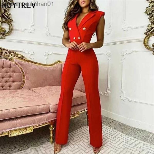 

women's jumpsuits rompers summer red jumpsuits women elegant office ladies button rompers fashion houndstooth print casual wide leg pan, Black;white