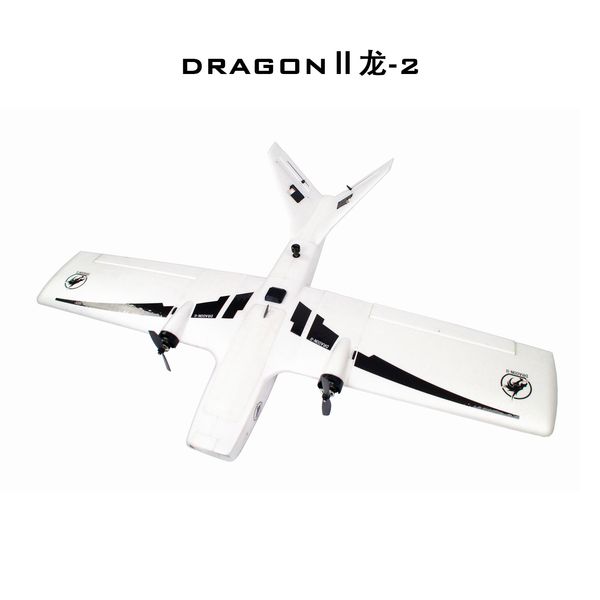 

reptile dragon ii-1200 1200mm wingspan epp dual front pull fpv flying wing rc airplane with power system - pnp version
