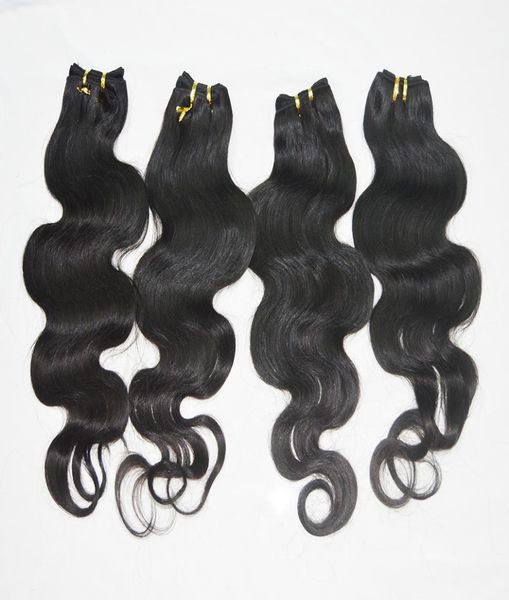 

whole 20pcs processed human hair quality body wave bundles delivery1809597, Black
