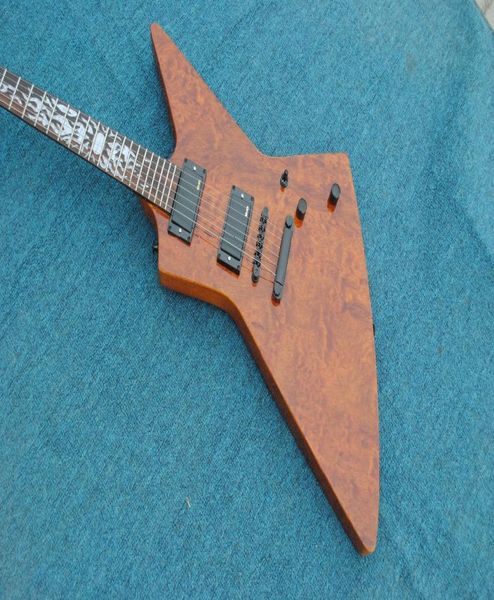 

promotion metallic james hetfield kenneth lawrence explorer electric guitar mahogany body quilted bubinga sun ray inlay em5252724