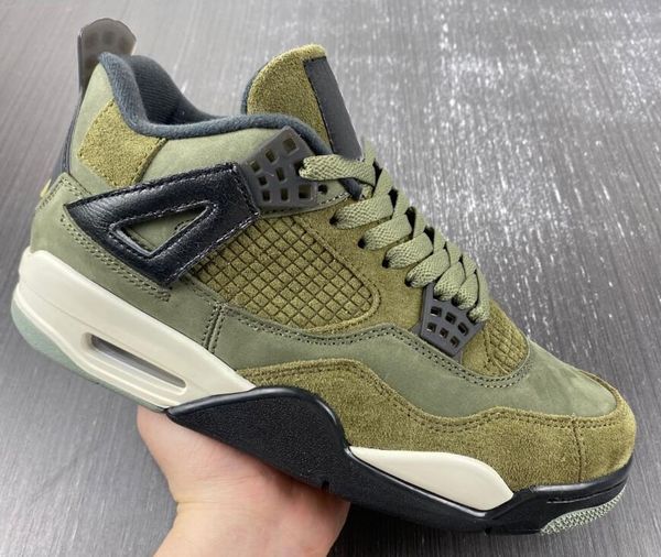 

size us 7-13 authentic qualit 4 craft medium olive men basketball shoes 4 medium olive/pale vanilla-khaki- black sail sports sneakers fb9927