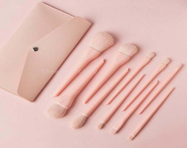 

100sets 10psset candy color 4 colors makeup brushes professional eyeshadow eyebrow foundation blending cosmetic powder blush make8552394