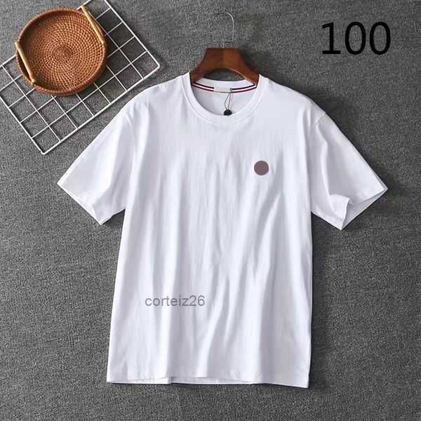 

chest monclair classic men shirt colors basic solid shirts designer aaa quality tee transportation size vev ppxq, White;black