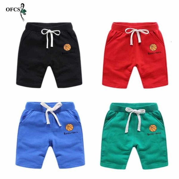 

shorts solid kids trousers children pants boys girls summer beach cotton shorts kids clothing retail sports shorts size 2-12t 230703, Black