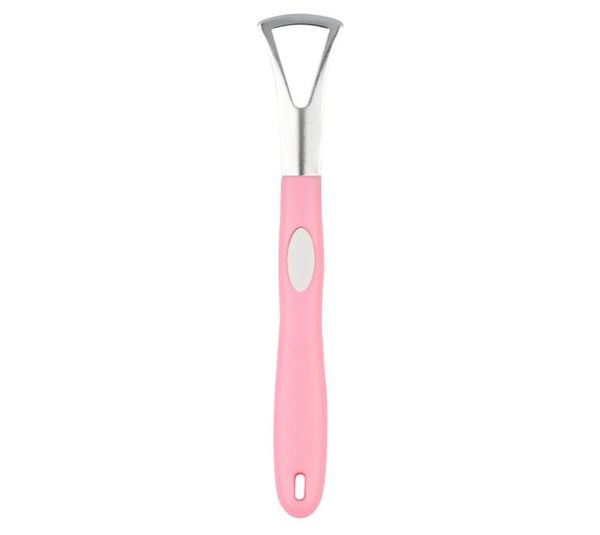

stainless steel dental oral care clean tongue cleaner scraper handle hygiene good breath massage3739997