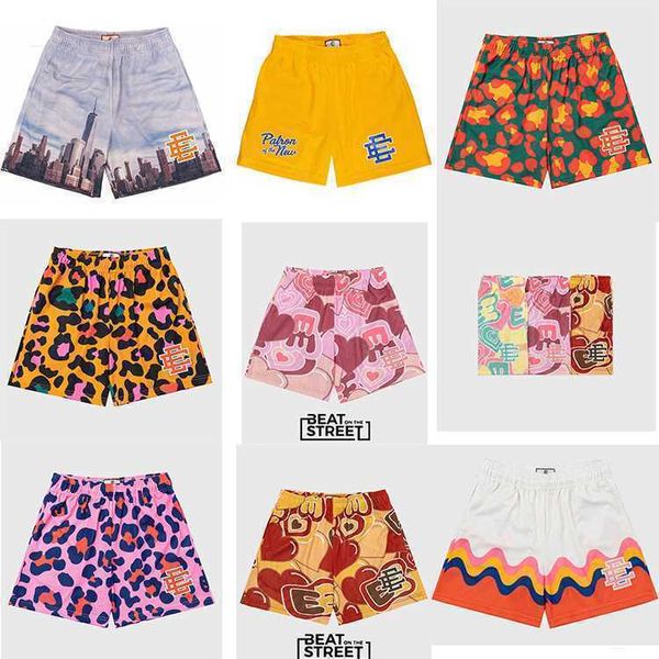 

eric emanuel designer men's basic shorts tide brand ee fashion american basketball pants summer men and women loose casual breathable q, White;black