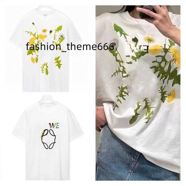 

women t-shirt tees oversized t shirt embroidered cotton-blend anagram shorts designer sportwear fitness sports femme plus size womens cloth, White