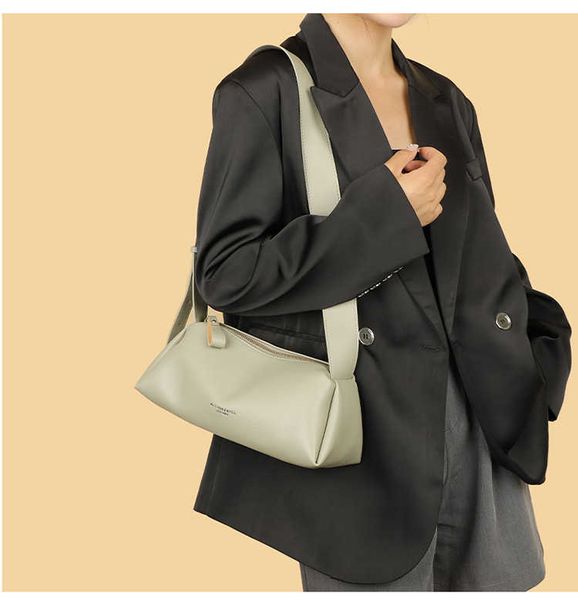 

genuine leather women's bag summer simple one shoulder crossbody bag small commuter cowhide pillow