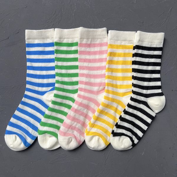 

real pics nice men women socks 3pairs a lot 23ss blue yellow white, Black