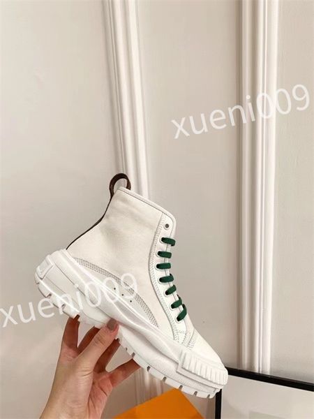

new luxury designer casual shoes women sneakers rubber trainers genuine leather sneaker multicolor lace-up skate shoes size 35-41 dc220519, Black