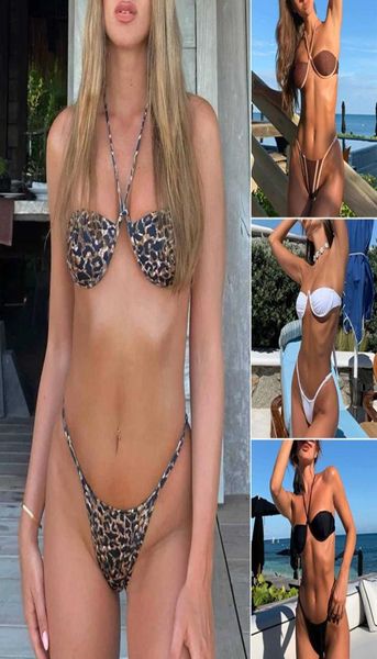 

fashion designer women swimwear mini brazilian swimsuit push up bikini set thongs bra beach party bathing suit youth 4685185, White