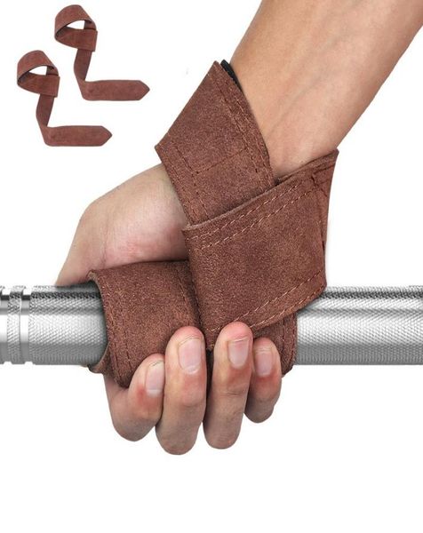 

gym leather lifting straps with padded weight lifting wrist straps support for crossfit bodybuilding pull up bar grip workout6580988, Black;red