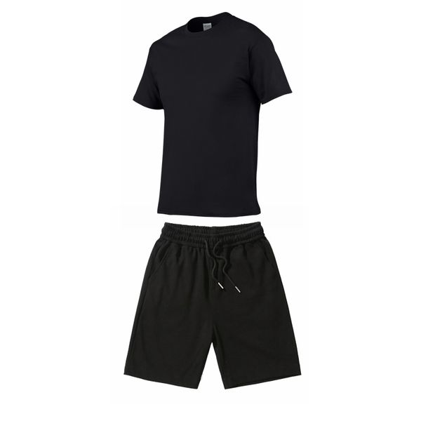 

men's t-shirts tracksuits tees designer printing letter luxury black white grey rainbow color summer sports fashion cotton cord short s, White;black