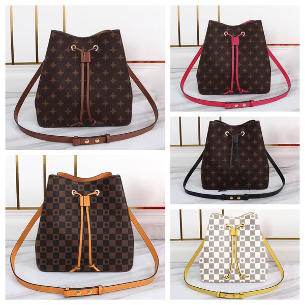 

m44020 neonoe bucket bag designer bucket bag canvas handbag tote bag drawstring closure fashion shoulder bag women crossbody bag wallet purs