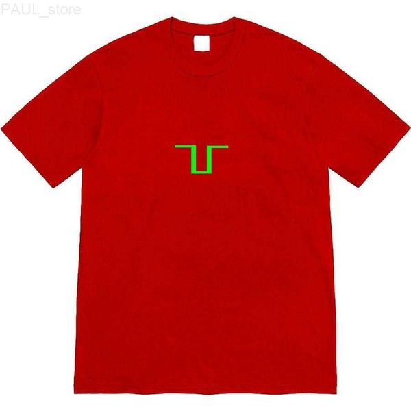 

men's t-shirts 20 printed tee men women summer t shirt fashion crew knee pads neck short sleeve shirts homme streetwear clothes l230706, White;black