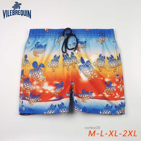 

vilebrequin swimwear herringbones turtles summer casual shorts fashion style mens bermuda beach pants 3 1lpp, White;black