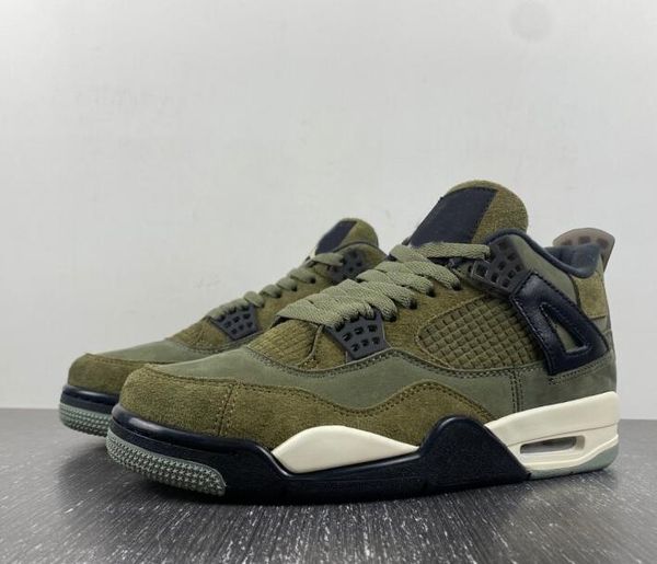 

authentic qualit 4 craft medium olive men basketball shoes 4 medium olive/pale vanilla-khaki- black sail outdoor sports sneakers fb9927-200