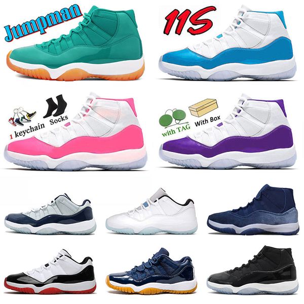 

jumpman 11 11s mens basketball shoes dmp gamma blue cool grey cherry anniversary space jam pink snakeskin gement grey green orange jade blue