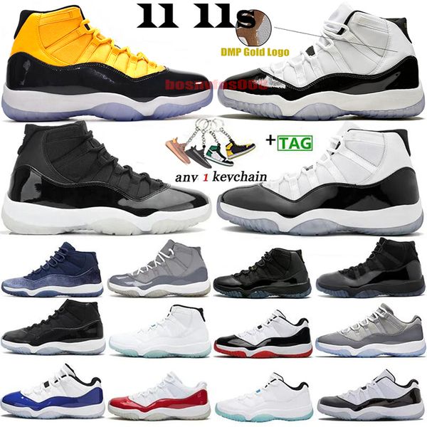 

2023 dmp 11s basketball shoes jumpman 11 alternate gamma black flint cement grey neapolitan unc cherry lucky green concord bred men women sn