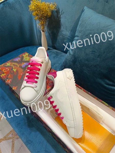 

new luxury mens sneakers bread shoes fashion trend classic floral designer casual versatile womens outdoor walking dc220501, Black