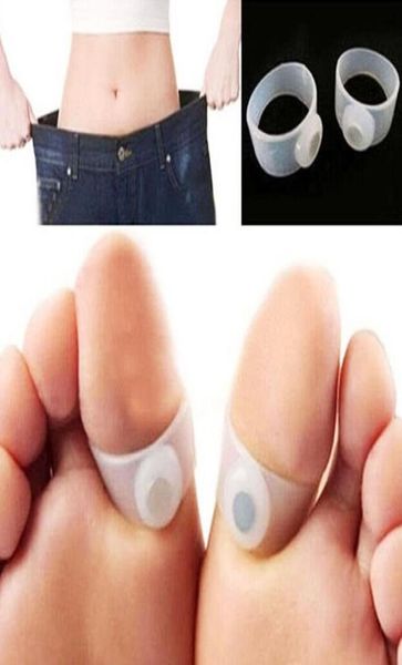

health care feet care easy massage slimming silicone foot massage magnetic toe ring 9087864
