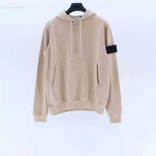

designers mens stones island hoodie candy hoody stones women casual long sleeve couple loose o-neck sweatshirt 14 colors ts, Black