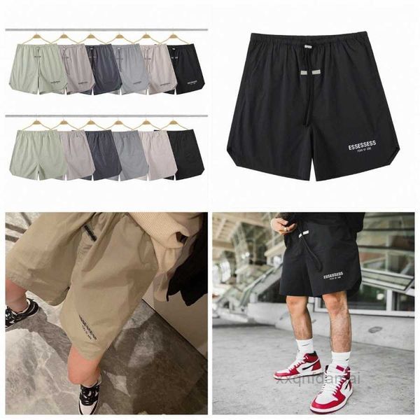 

summer mens womens essentail shorts designer shorts casual essen short shortpants essentiel fashion loose clothing letter print running spor, White;black