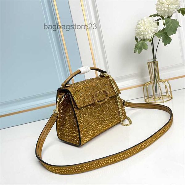 

valentiino purse quality bag lady bags gradient designer fashion light luxury crystal brass diamond high handheld shoulder crossbody for wom