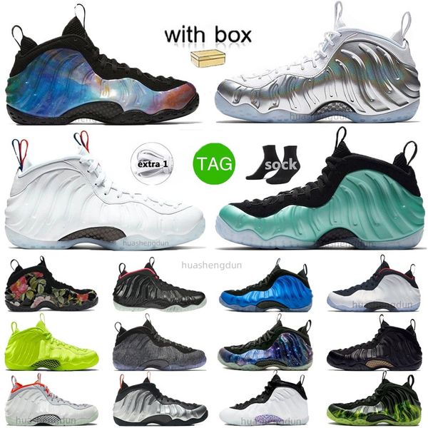 

foam mens basketball shoe posite penny hardaway one pro aurora elephant print memphis cracked lava doernbecher camo foam posite