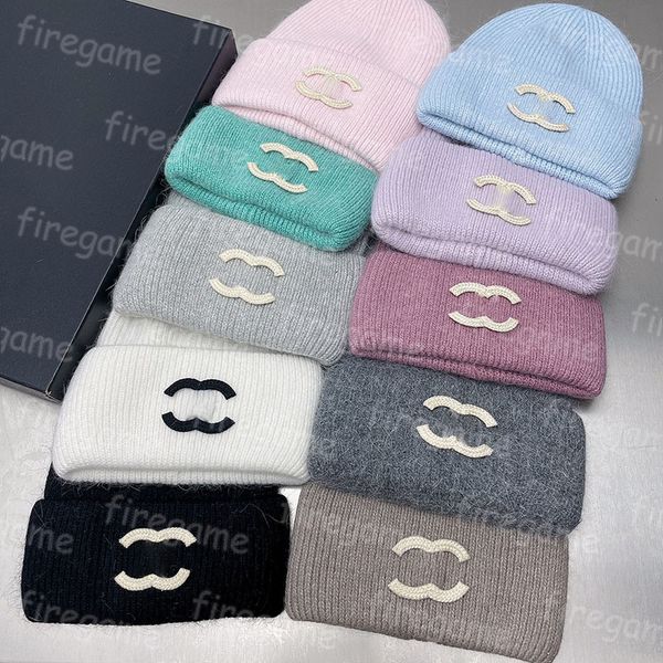 

luxury winter hat men knitted hat ladies travel skull caps winter hat embroidered cotton fashion street letter hats, Blue;gray