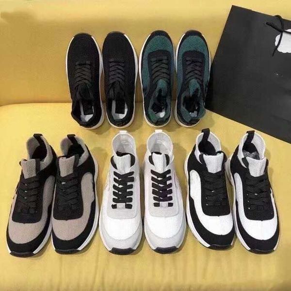 

designer hiking footwear ccity sneaker sports shoes luxury paris women fashion patchwork trainer color matching running knitted fabric sock