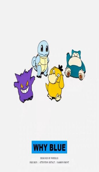 

cute anime movies games hard enamel pins collect metal cartoon brooch backpack hat bag collar lapel badges women fashion jewelry e4125736, Blue