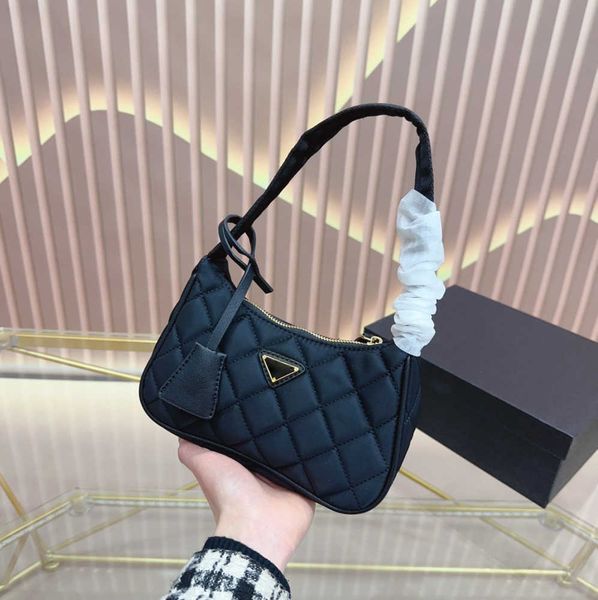 

prad bags quality women's mirror nylon shoulder bag luxury designer tote handbag crossbody prad bags messenger bag canvas lady purse ho