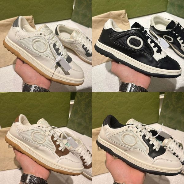 

mens designer shoes luxury sneaker g shoe mens women low casual shoes plate-forme leather tennis shoes shoelaces outdoor platform sneakers s, Black