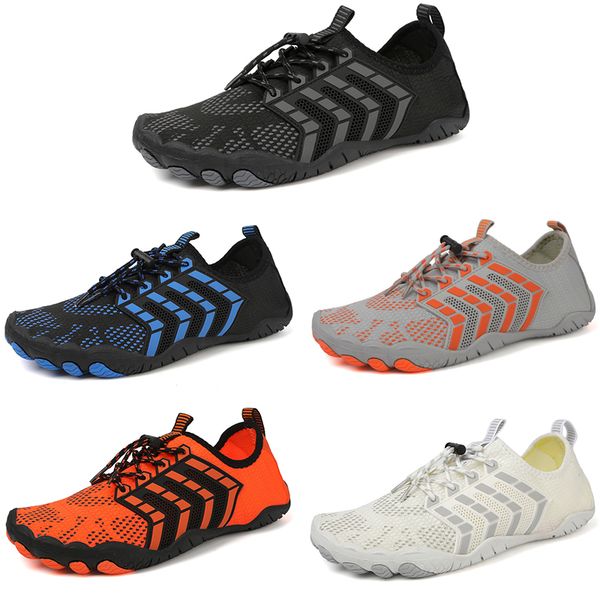 

2023 quick drying beach casual shoes breathable men white black gray bule orange sneakers outdoor for all terrains