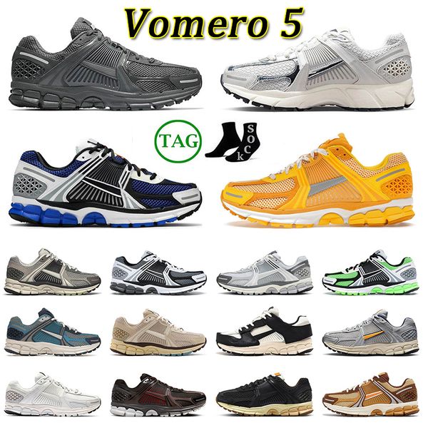 

5 vomero running shoes pn dust metallic silver oatmeal dark vast grey black white designer zoom for men women sneakers anthracite outdoor sp