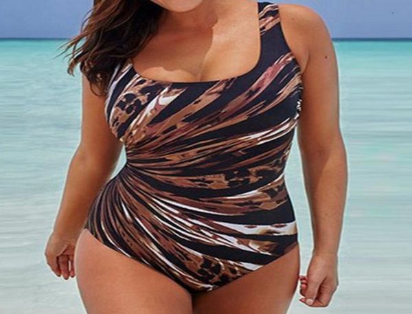 

striped one piece swimsuits large body closed plus size swimwear female bathing suit for pool beach womens swimming suits6701934