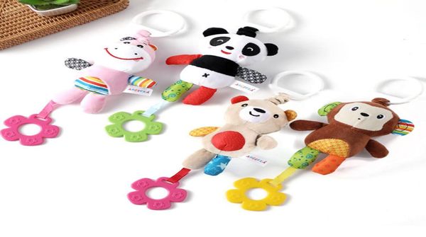

old cobbler baby room decoration bed bell hanging toys cute cartoon panda with teether animal wind chimes crib rattle nursery stor5499945