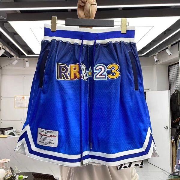 

men's shorts embroidered double-layer mesh breathable beach pants men's basketball sweatpants 230701, White;black